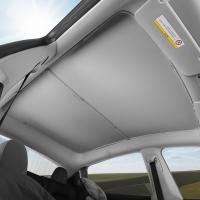 EKR Tesla Model Y panoramic roof sunshade installed for summer driving comfort