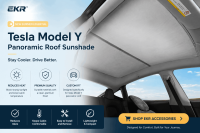 Tesla Model Y Summer Essential: Stay Cooler and More Comfortable With EKR Sunroof Sunshade