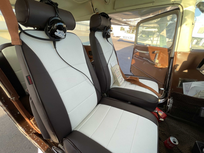 Elevate Cessna 172N Skyhawk Flying Experience with Custom Seats Covers
