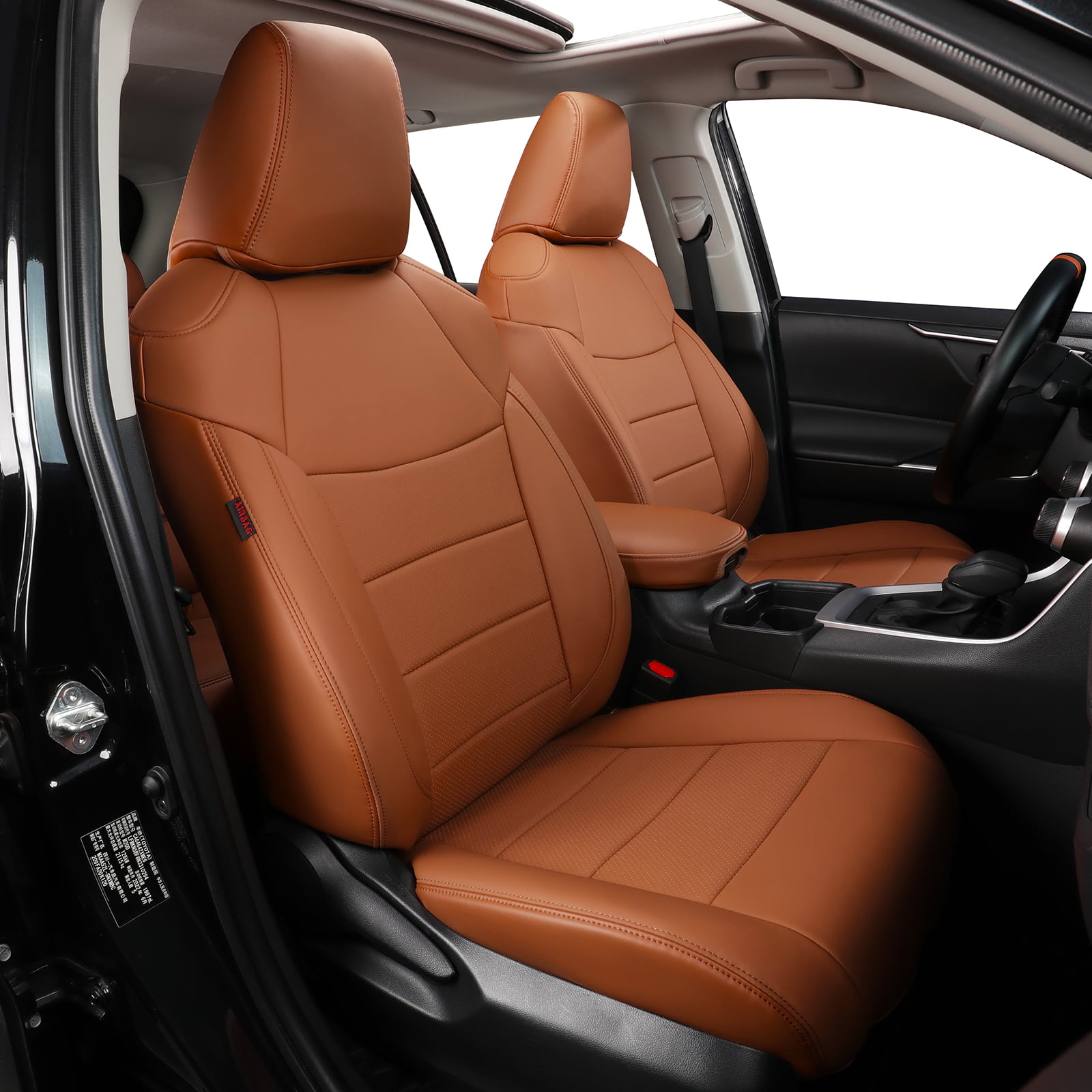 Luxury Genuine Leather Custom-Fit Seat Covers