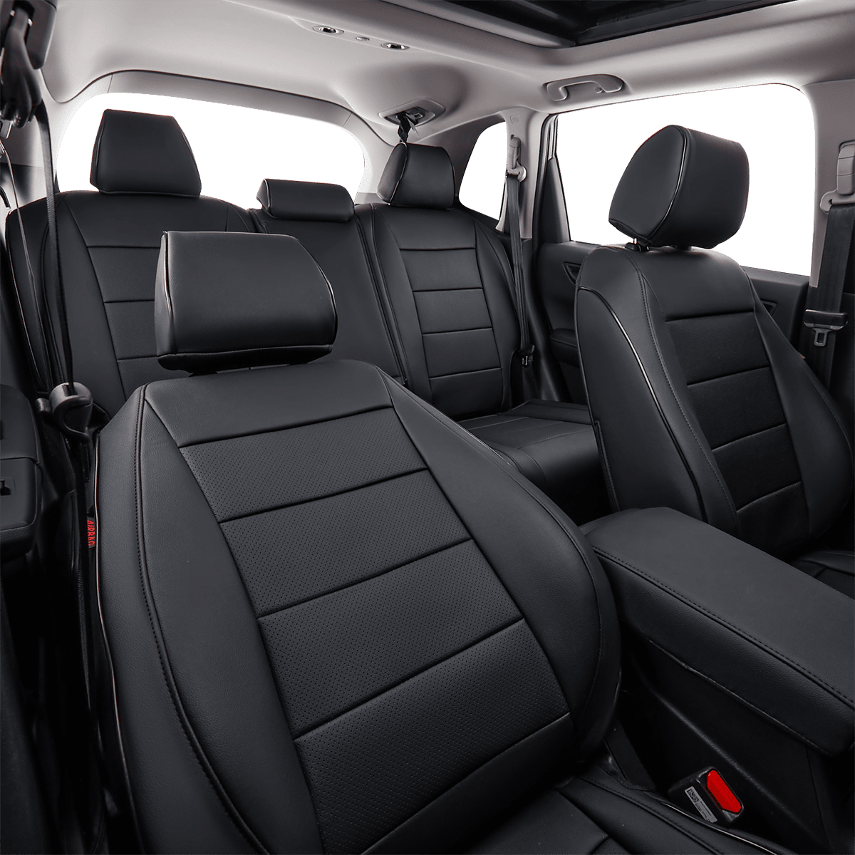 Honda Pilot Custom-fit Premium Leatherette Seat Covers