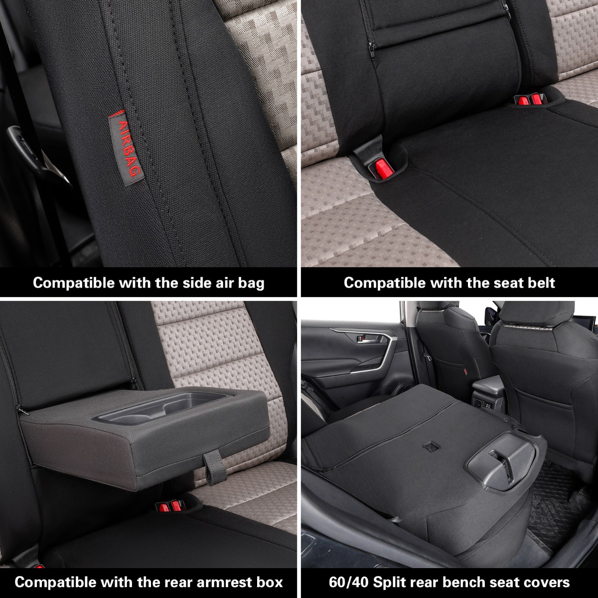 Toyota RAV4 Seat Covers | Custom-fit Polyester | - Coverdream Series