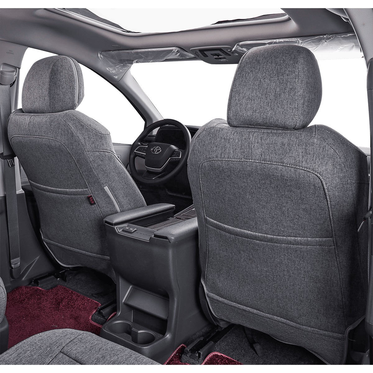 Toyota Sienna Seat Covers | Custom-fit Polyester | - Coverdream Series