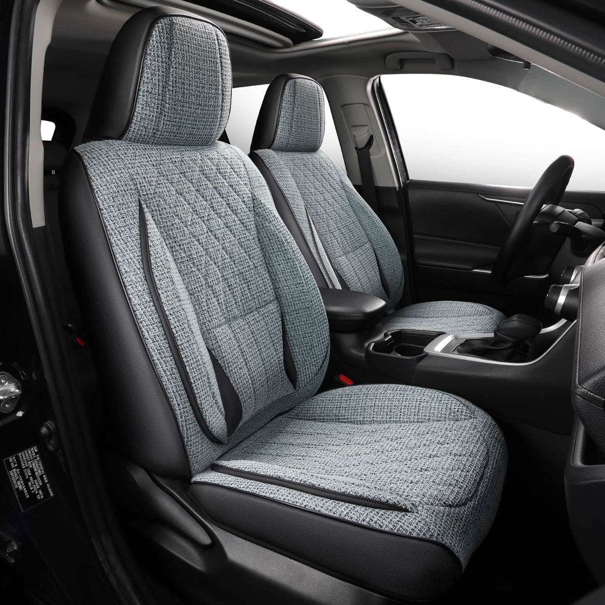 Semi-Custom Fit Leatherette & Polyester Seat Covers