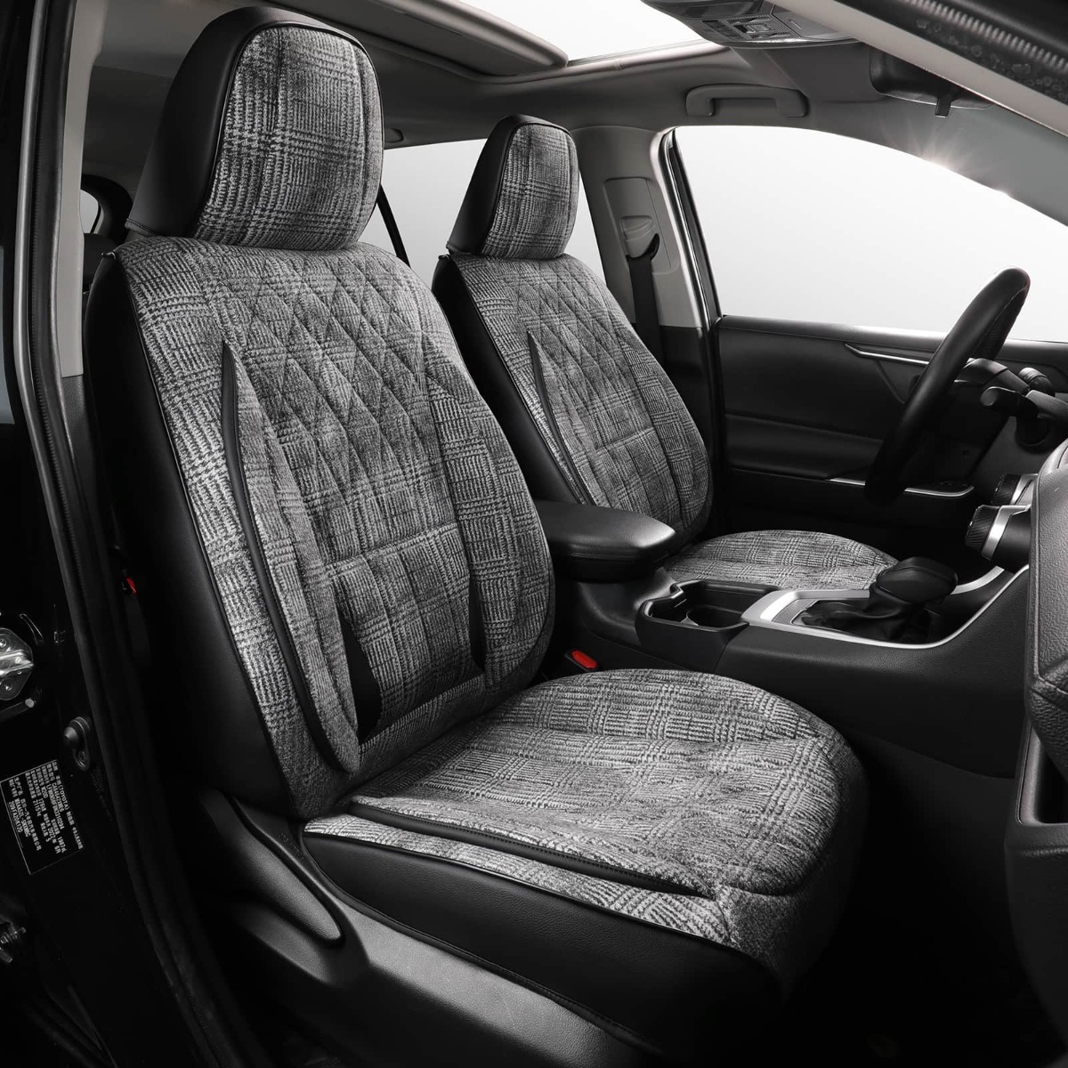 Semi-Custom Fit Leatherette & Polyester Seat Covers