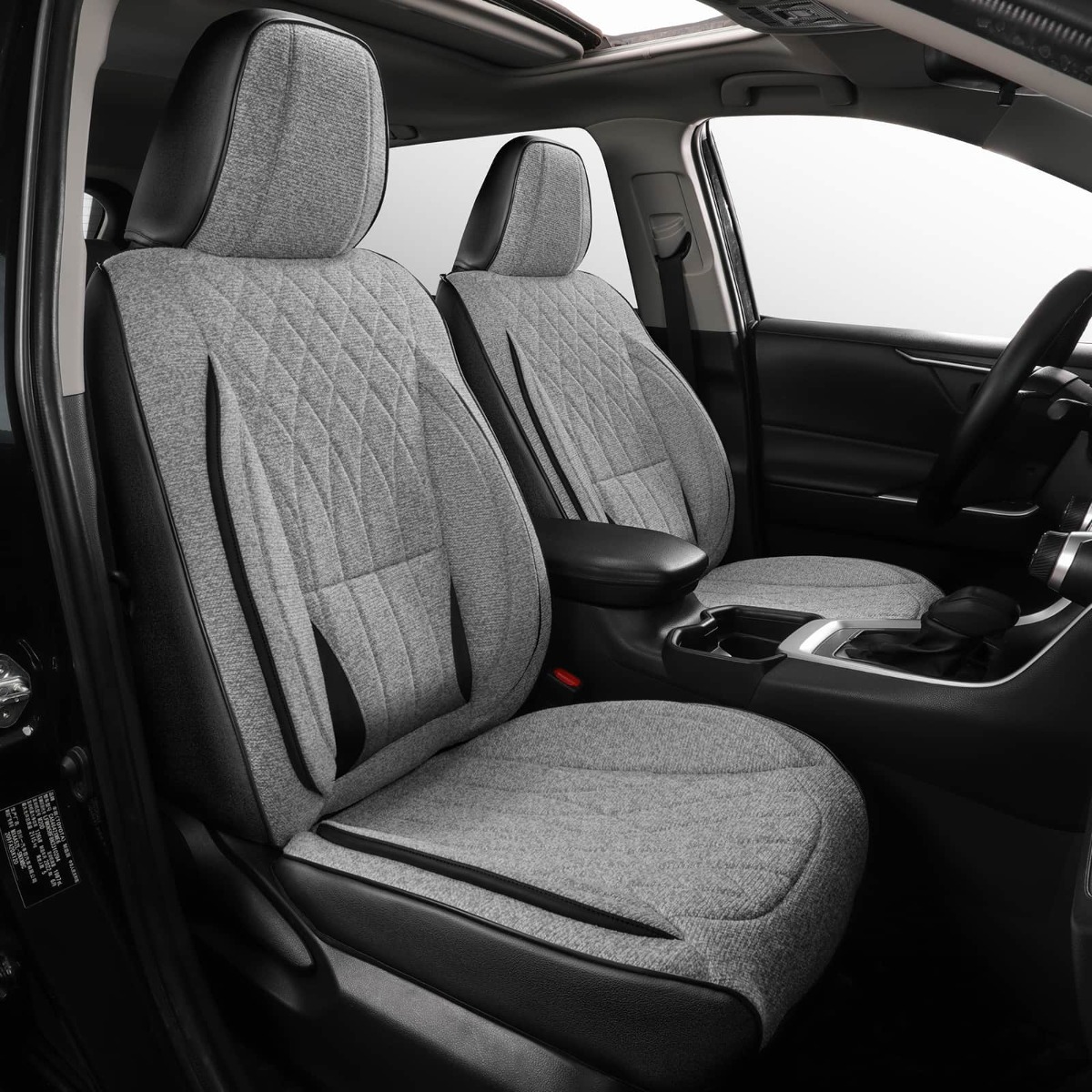 Semi-Custom Fit Leathette & Cotton-Linen Seat Covers