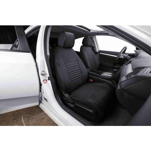 Custom Fit EKR Leather Custom Car Seat Covers for Honda Jazz