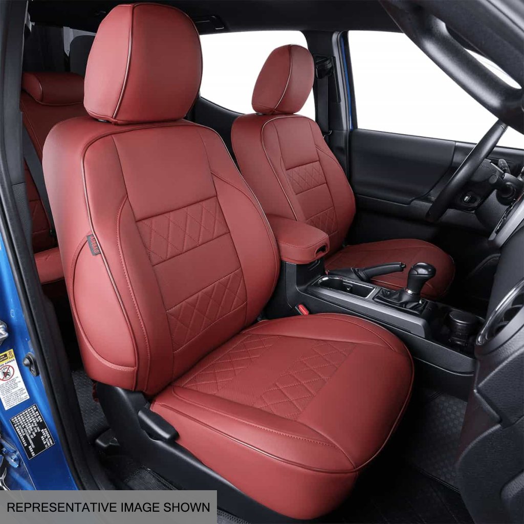 Red car seat covers cheap