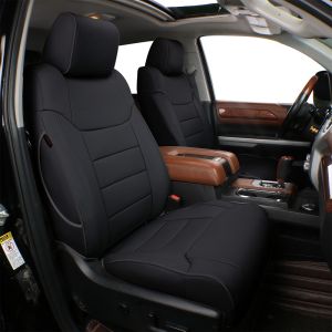 EKR Chevy Silverado Seat Covers | Custom-Fit Leatherette | Full Set 2014-2026