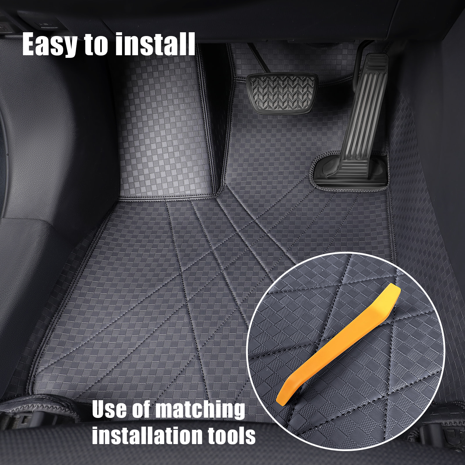 Custom-fit Trace Floor Mats