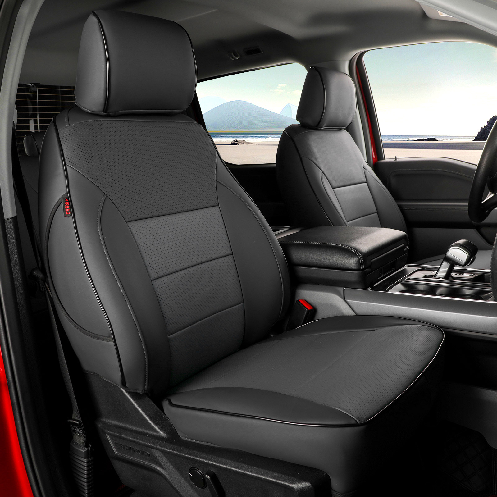 Leather Truck Interior