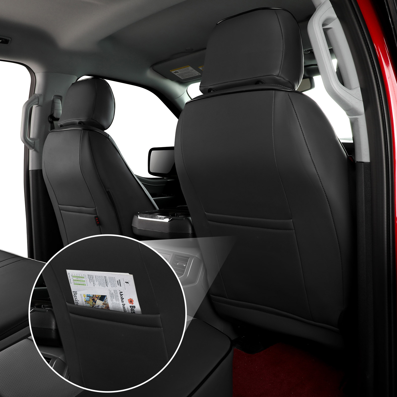 Ford F-150/250/350 Custom-fit Premium Leatherette Seat Covers