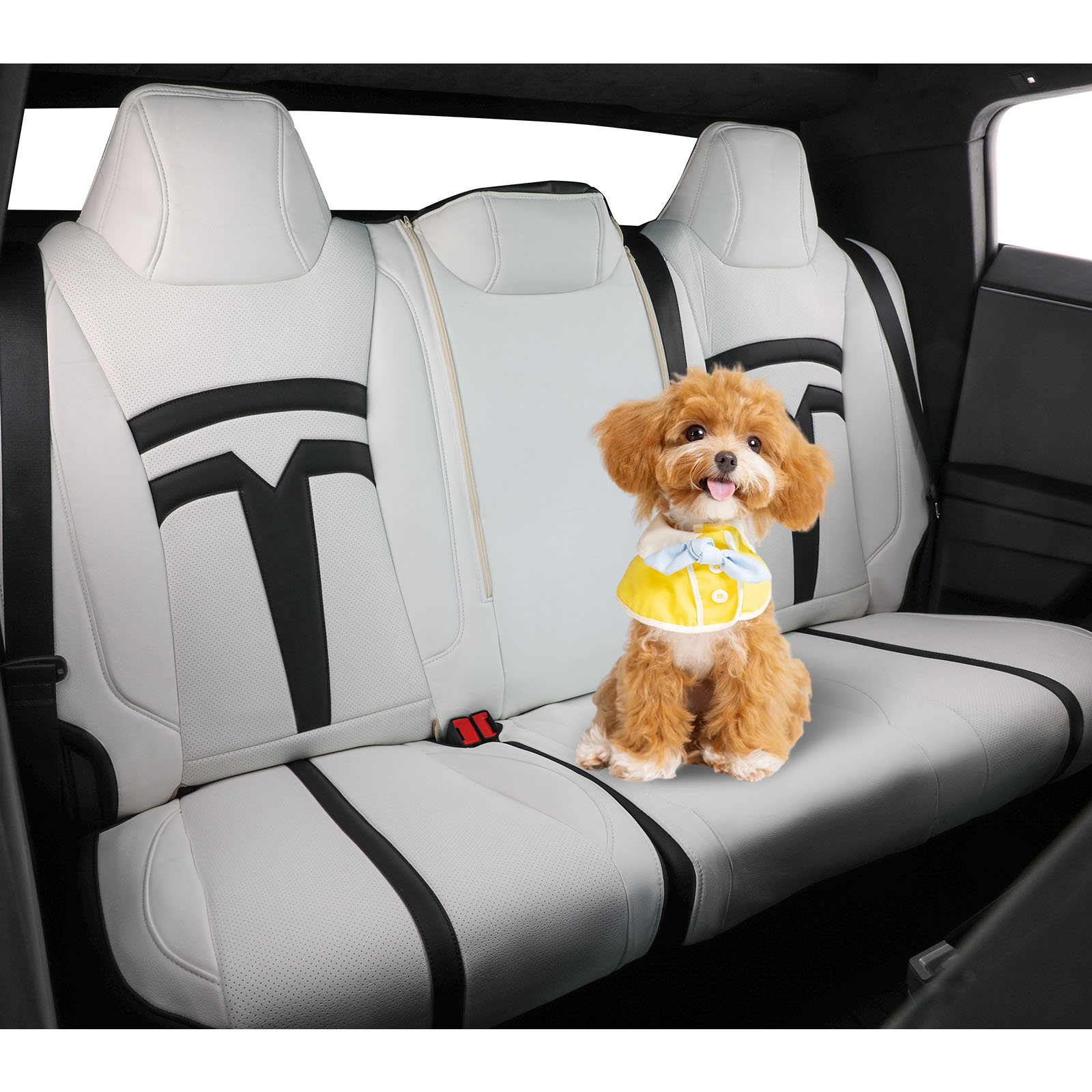 Tesla Cybertruck Custom-fit Premium Leatherette Seat Covers