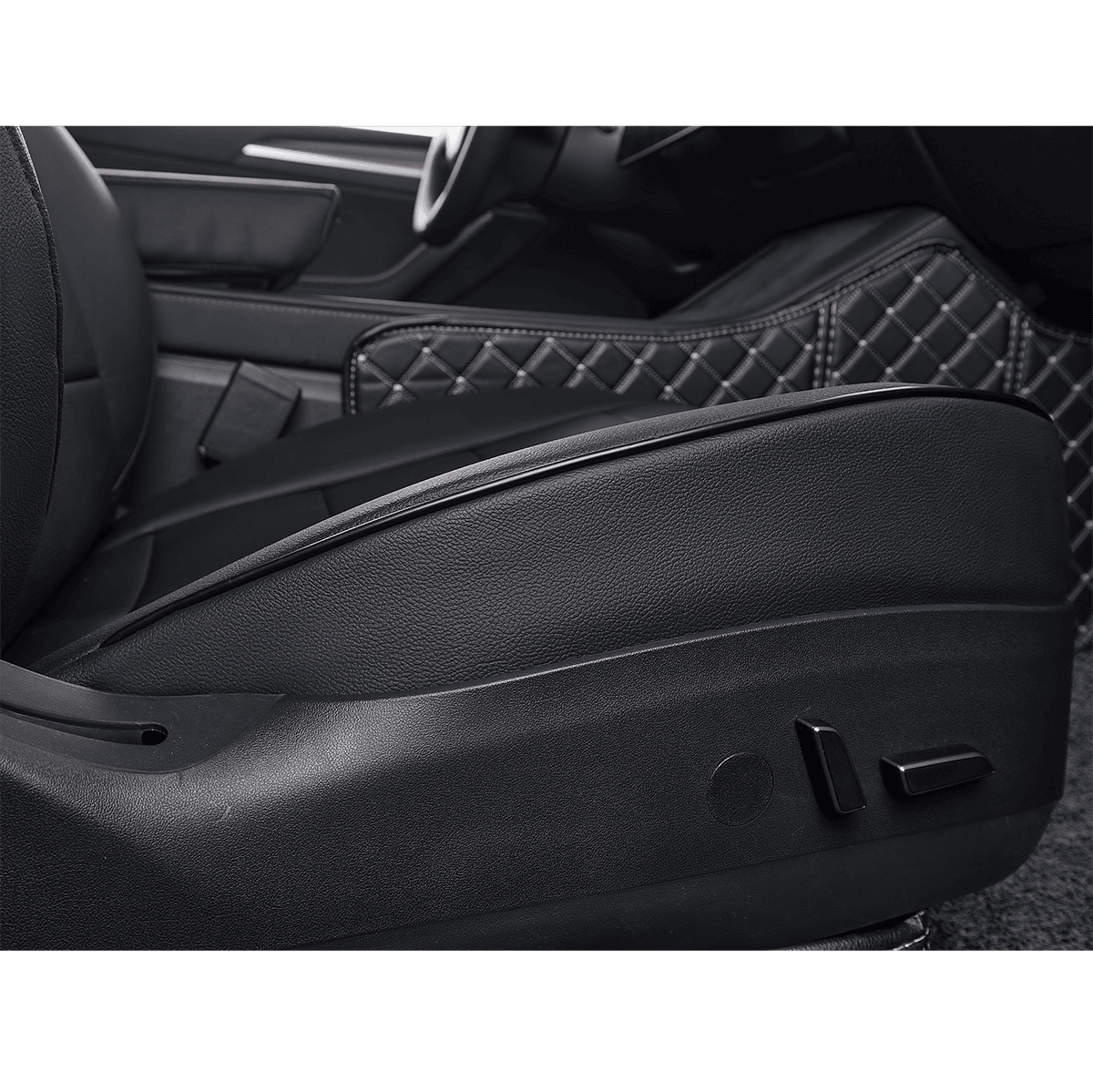 Tesla Model Y Custom-fit Premium Leatherette Seat Covers