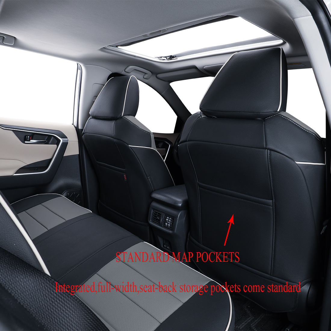 Toyota Venza Custom-fit Premium Leatherette Seat Covers
