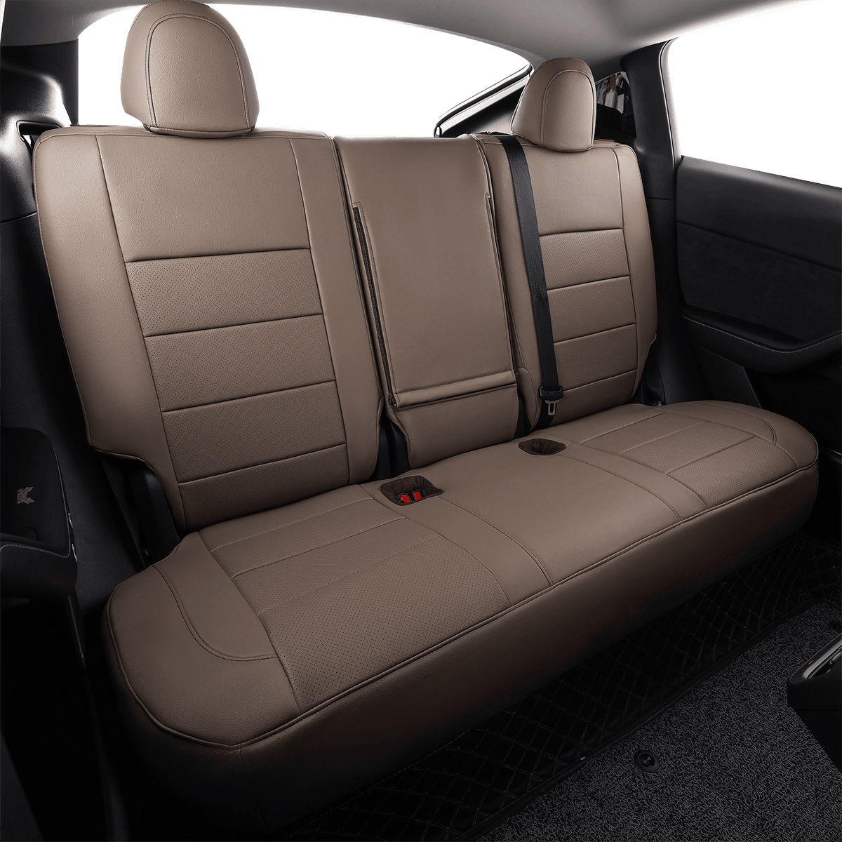 Tesla Model Y Custom-fit Premium Leatherette Seat Covers