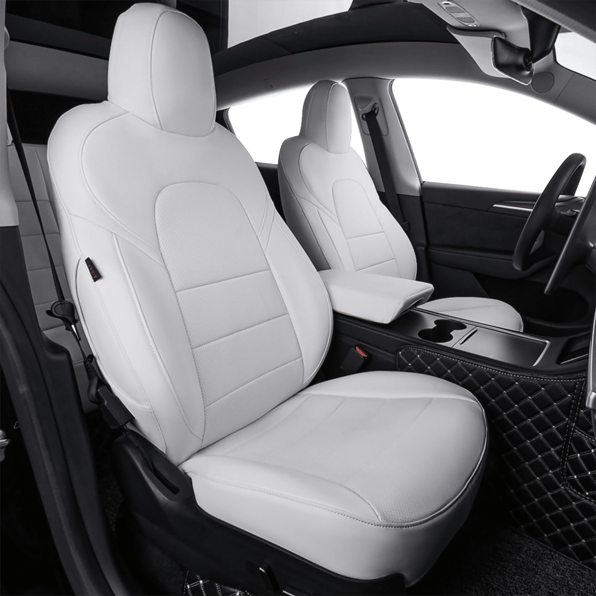 Tesla Model Y Custom-fit Premium Leatherette Seat Covers