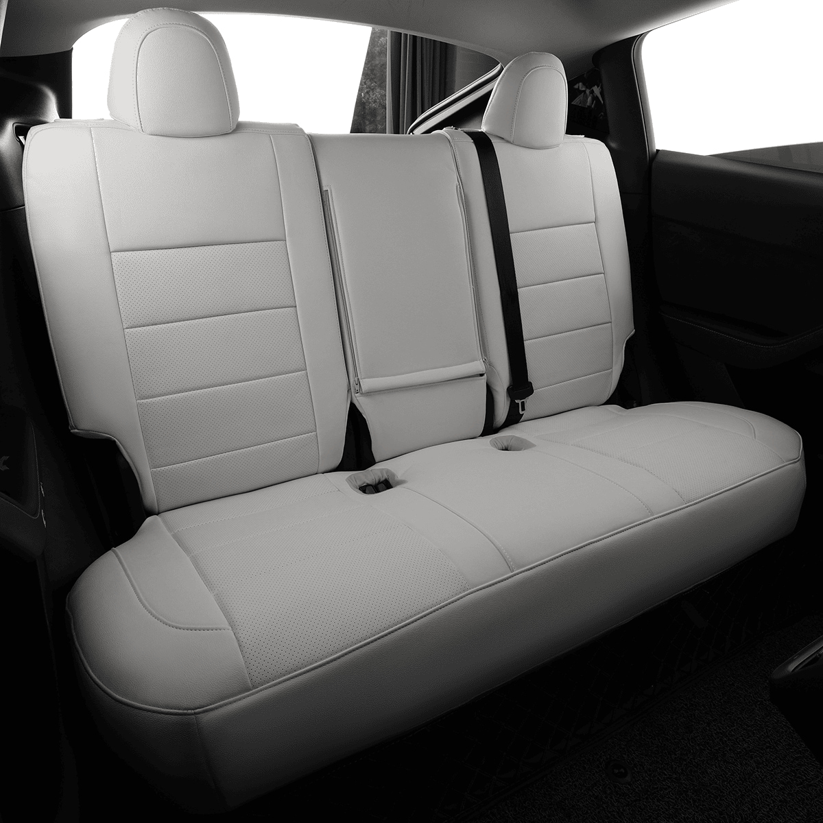 Tesla Model Y Custom-fit Premium Leatherette Seat Covers