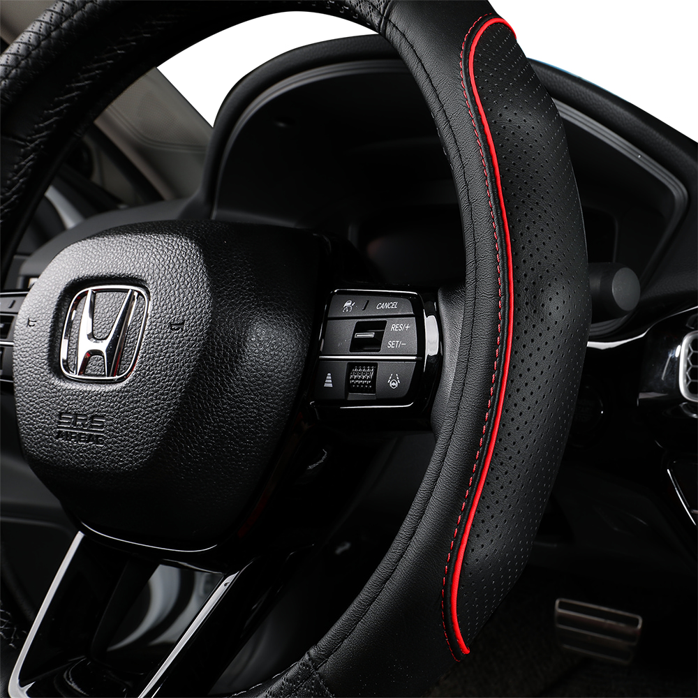 Genuine Leather Steering Wheel Cover