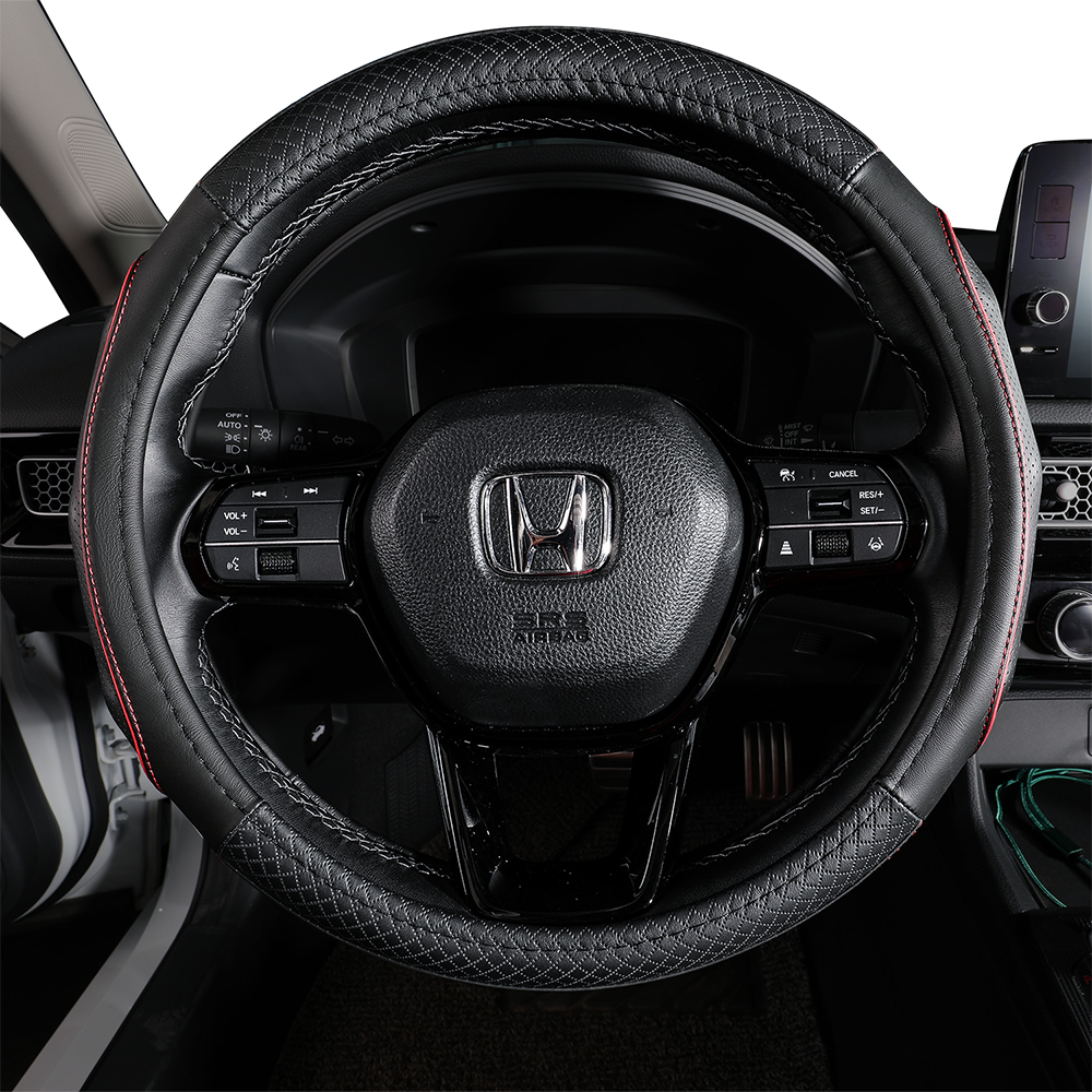 Genuine Leather Steering Wheel Cover