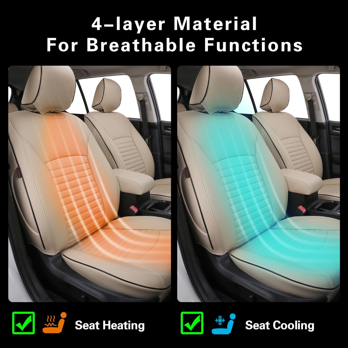 Subaru Outback Custom-fit Premium Leatherette Seat Covers