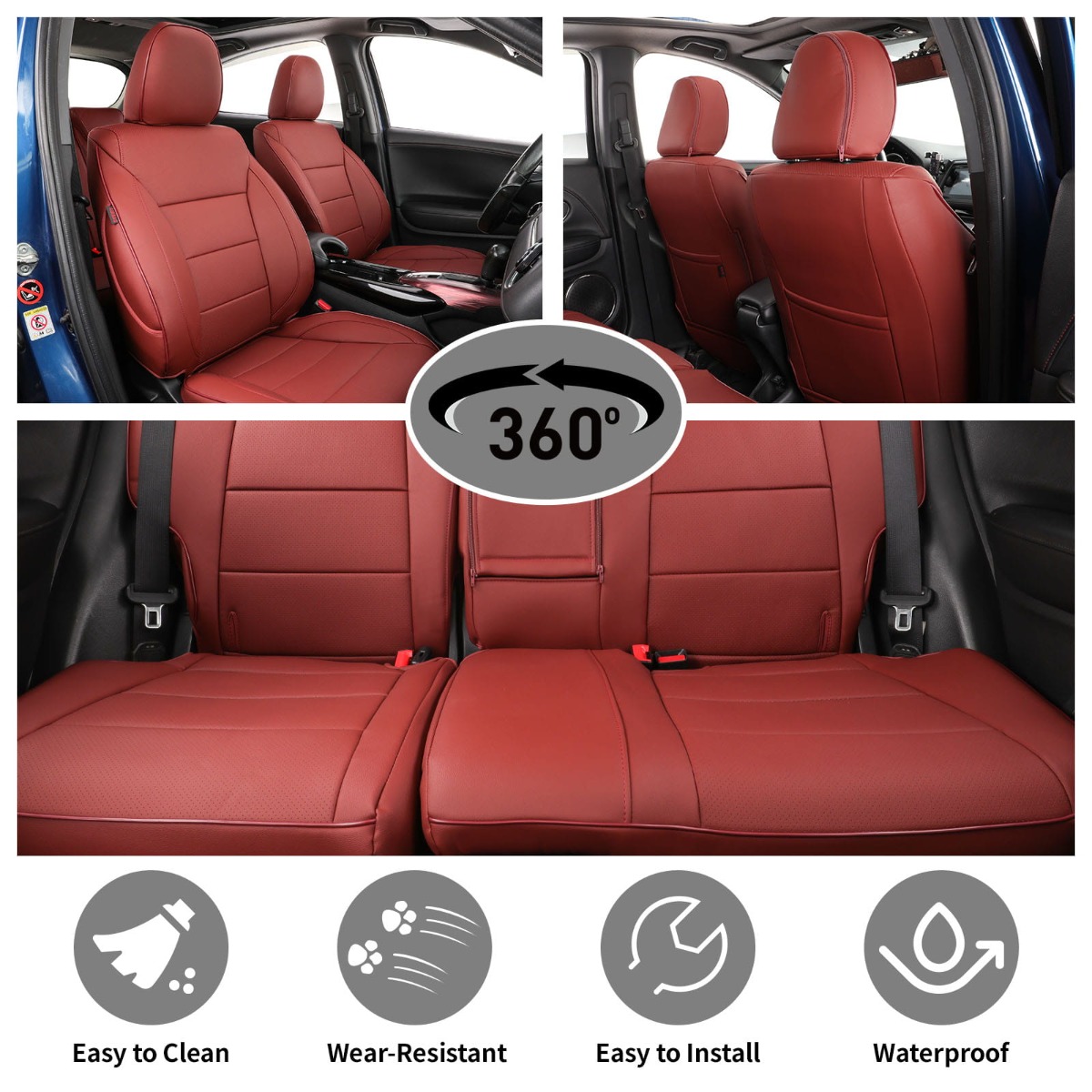 Honda HRV Custom-fit Premium Leatherette Seat Covers