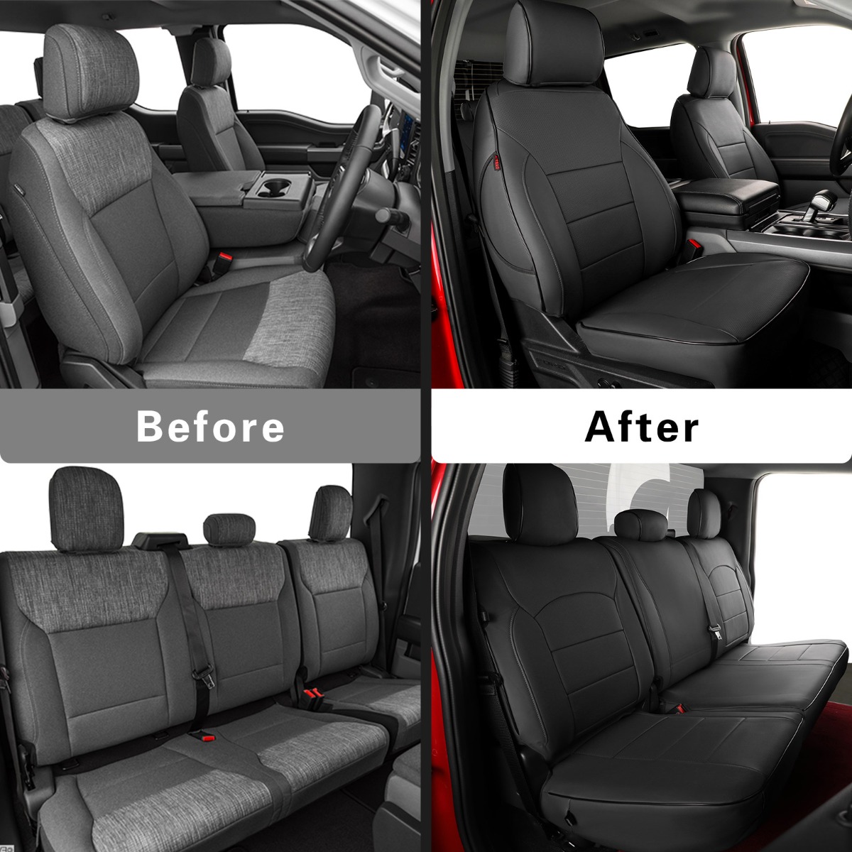 Ford Ranger Custom-fit Premium Leatherette Seat Covers