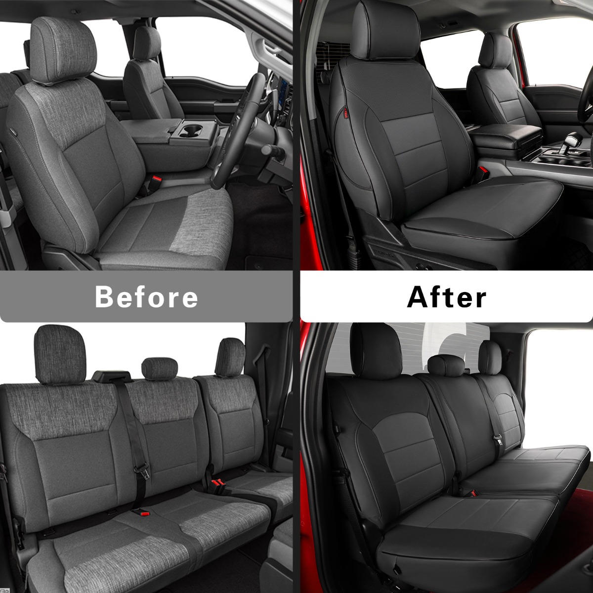 EKR for F-Series Leather Custom Seat Covers