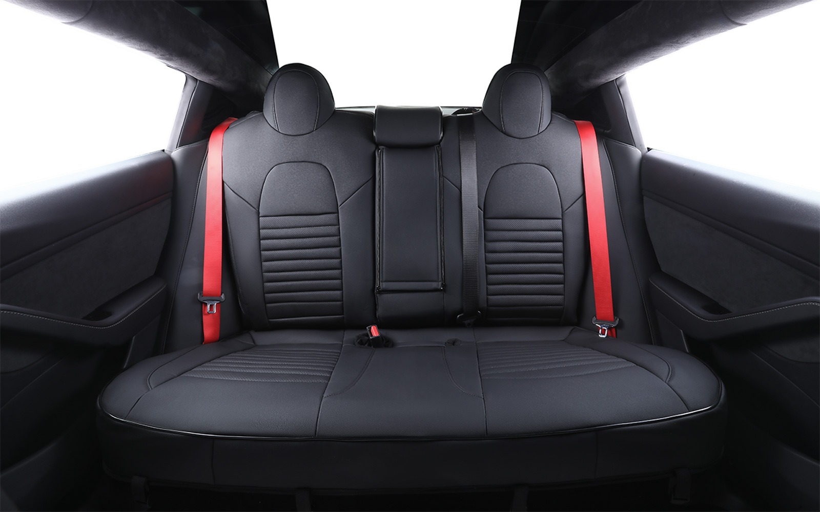 Tesla Model X Custom-fit Premium Leatherette Seat Covers