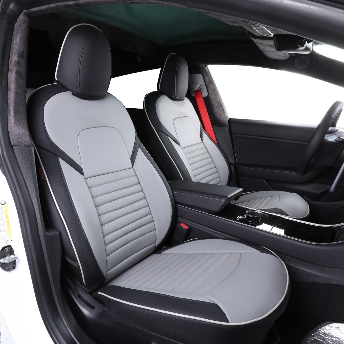 Tesla Model X Custom-fit Premium Leatherette Seat Covers