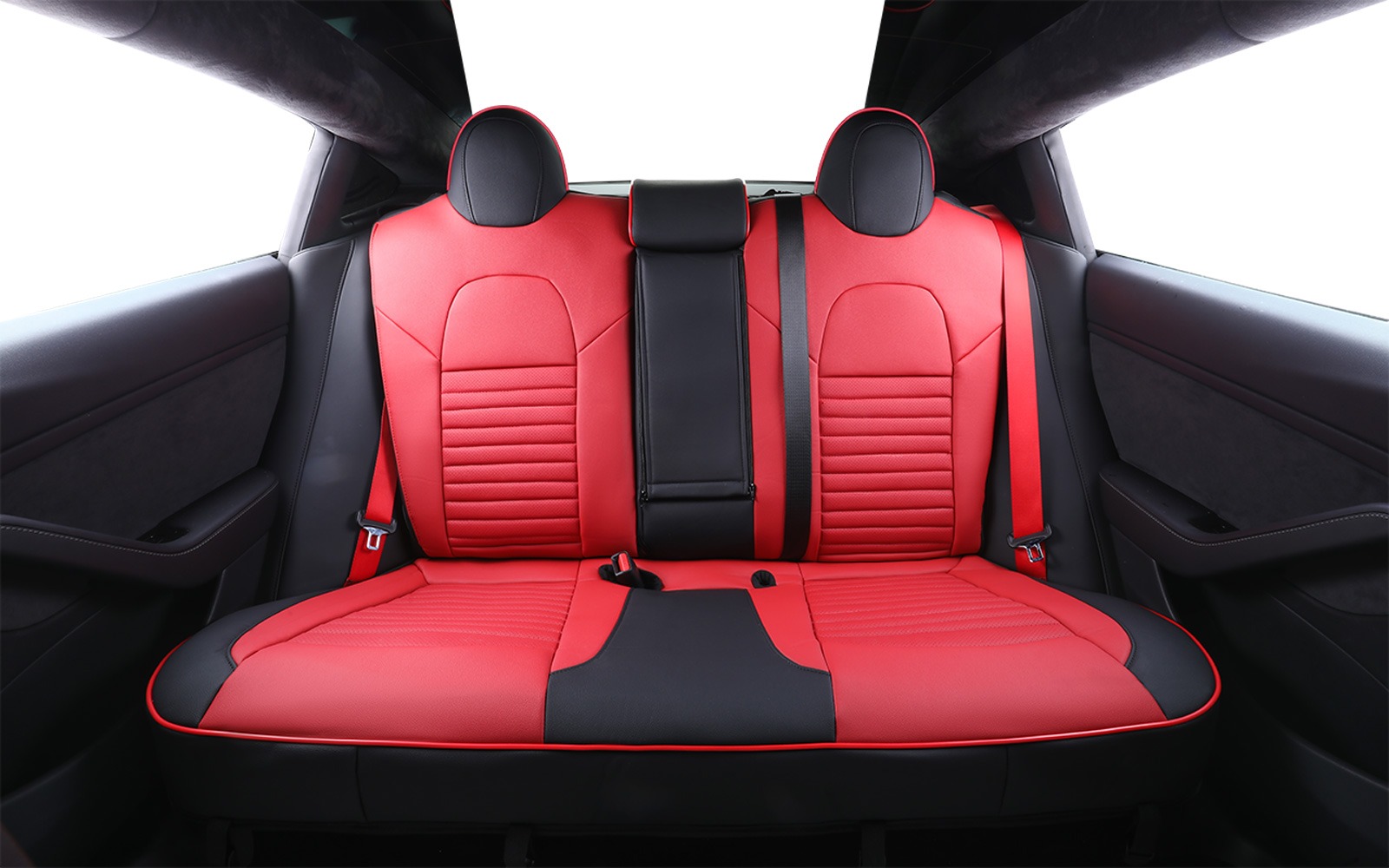 Tesla Model X Custom-fit Premium Leatherette Seat Covers