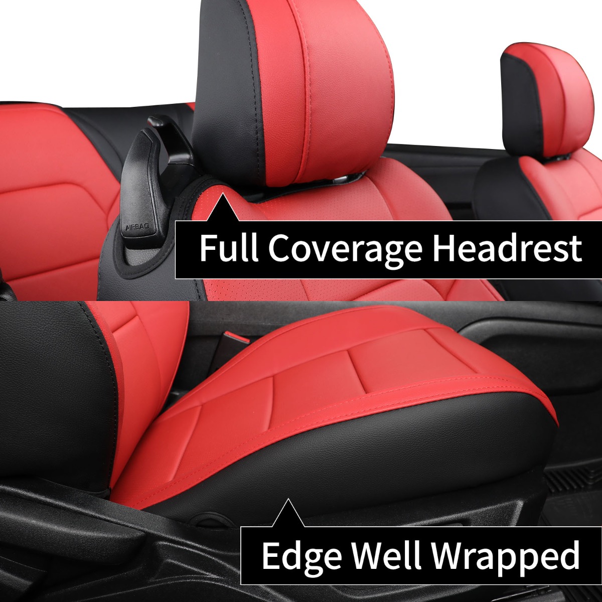 EKR Custom Leatherette Seat Covers - Ford Mustang