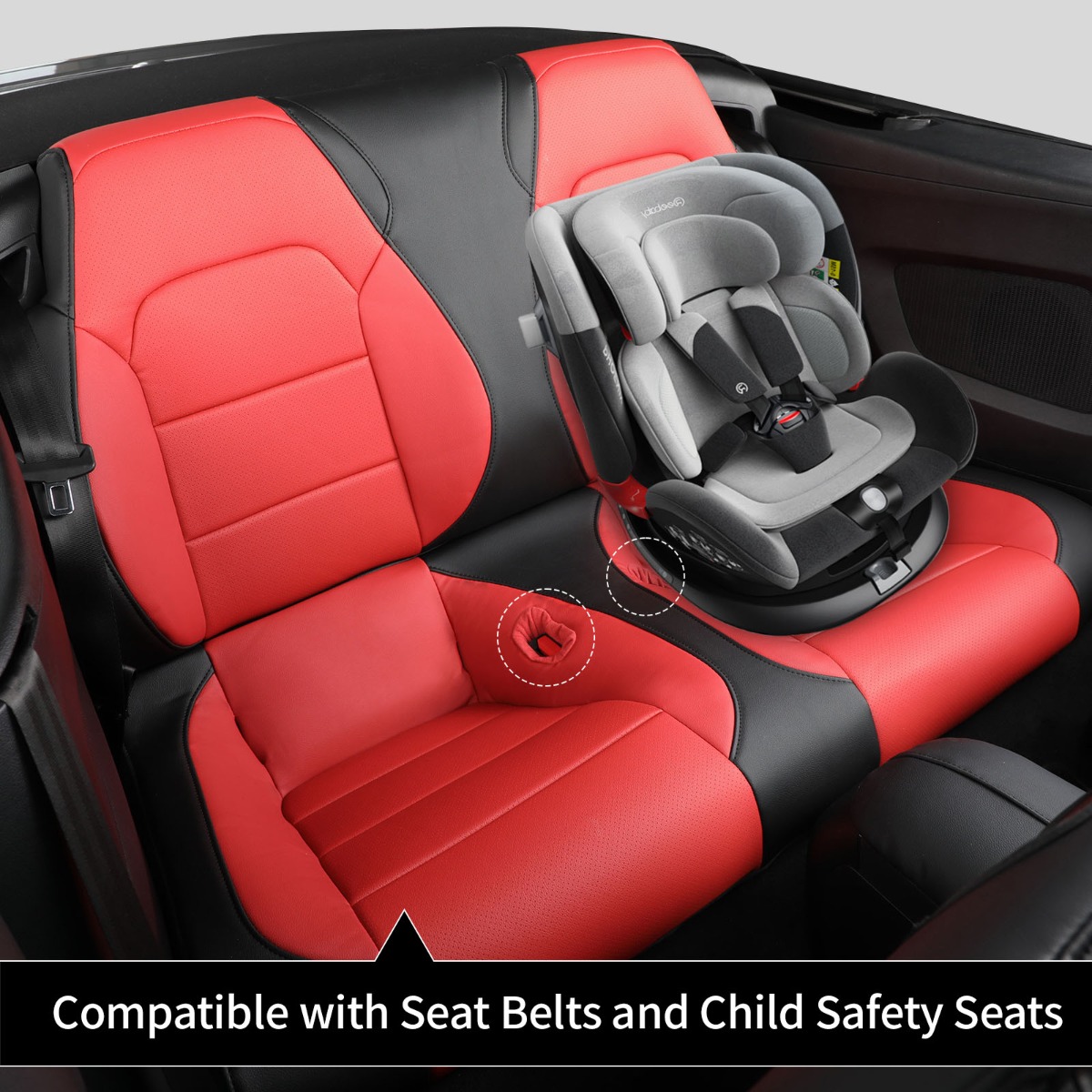EKR Custom Leatherette Seat Covers - Ford Mustang