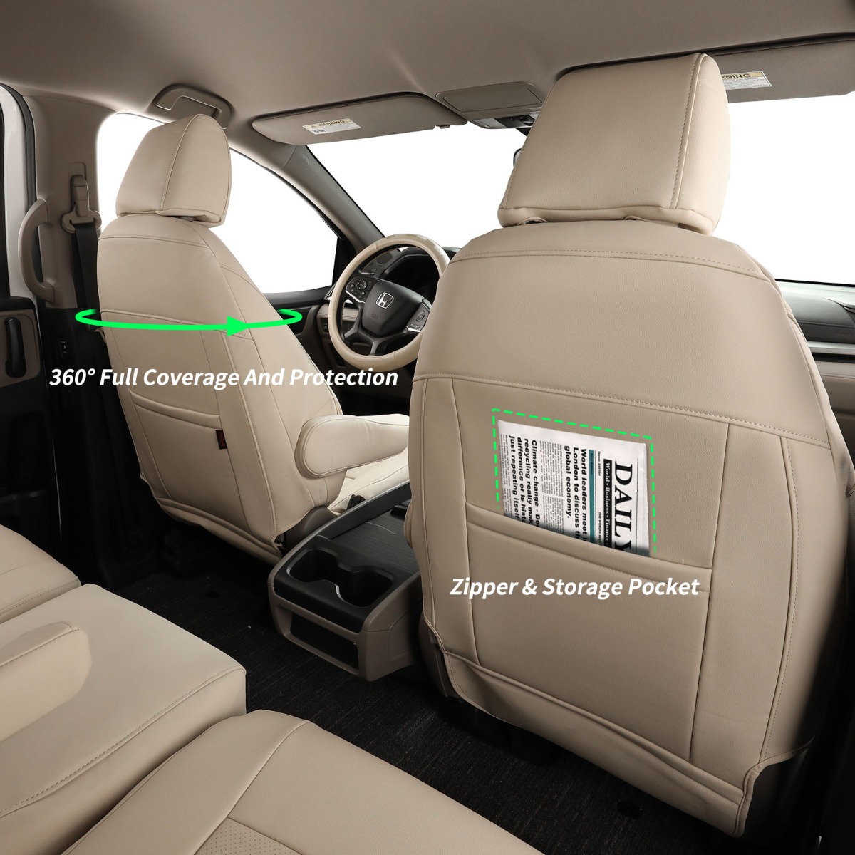 Honda Odyssey Custom-fit Premium Leatherette Seat Covers