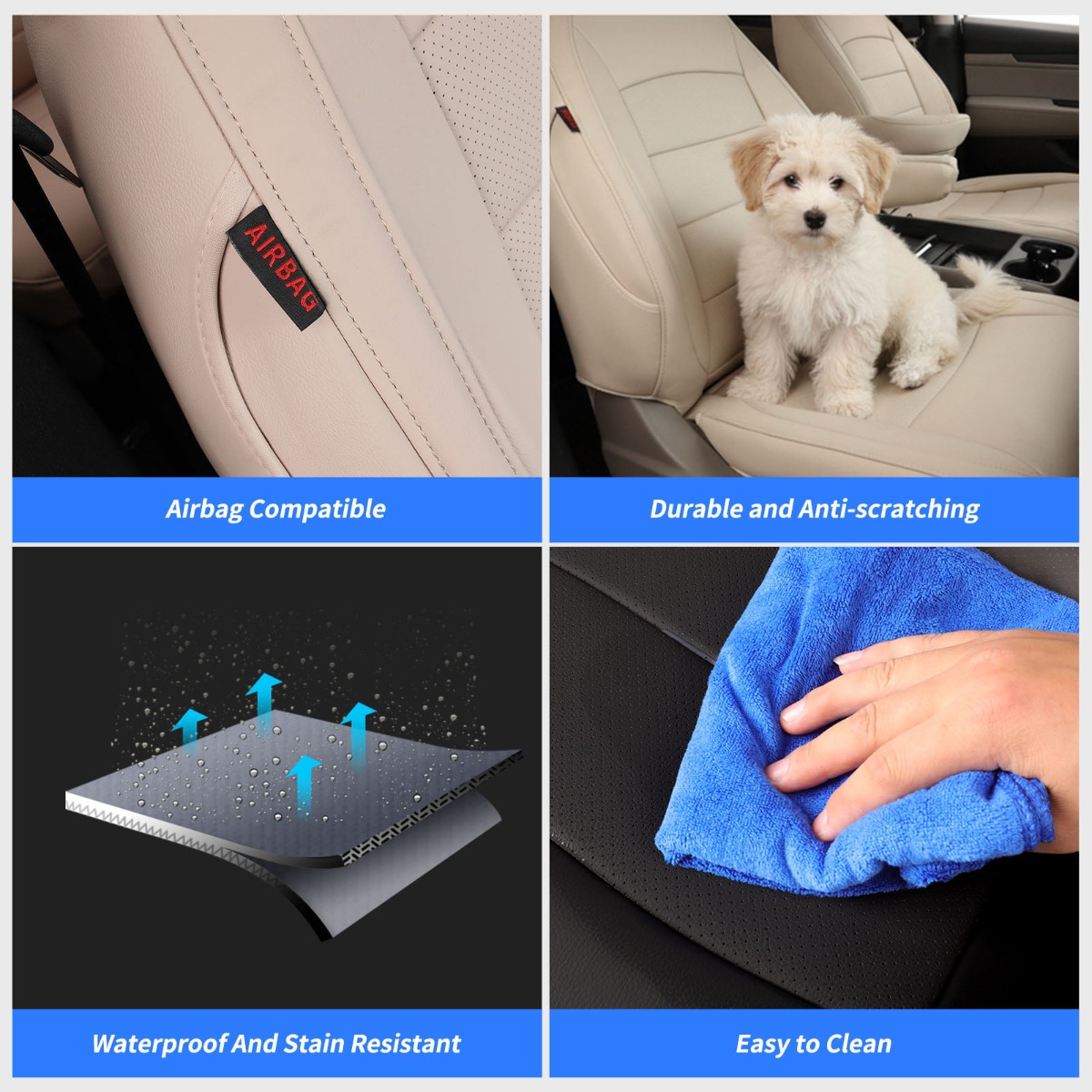 Honda Odyssey Custom-fit Premium Leatherette Seat Covers
