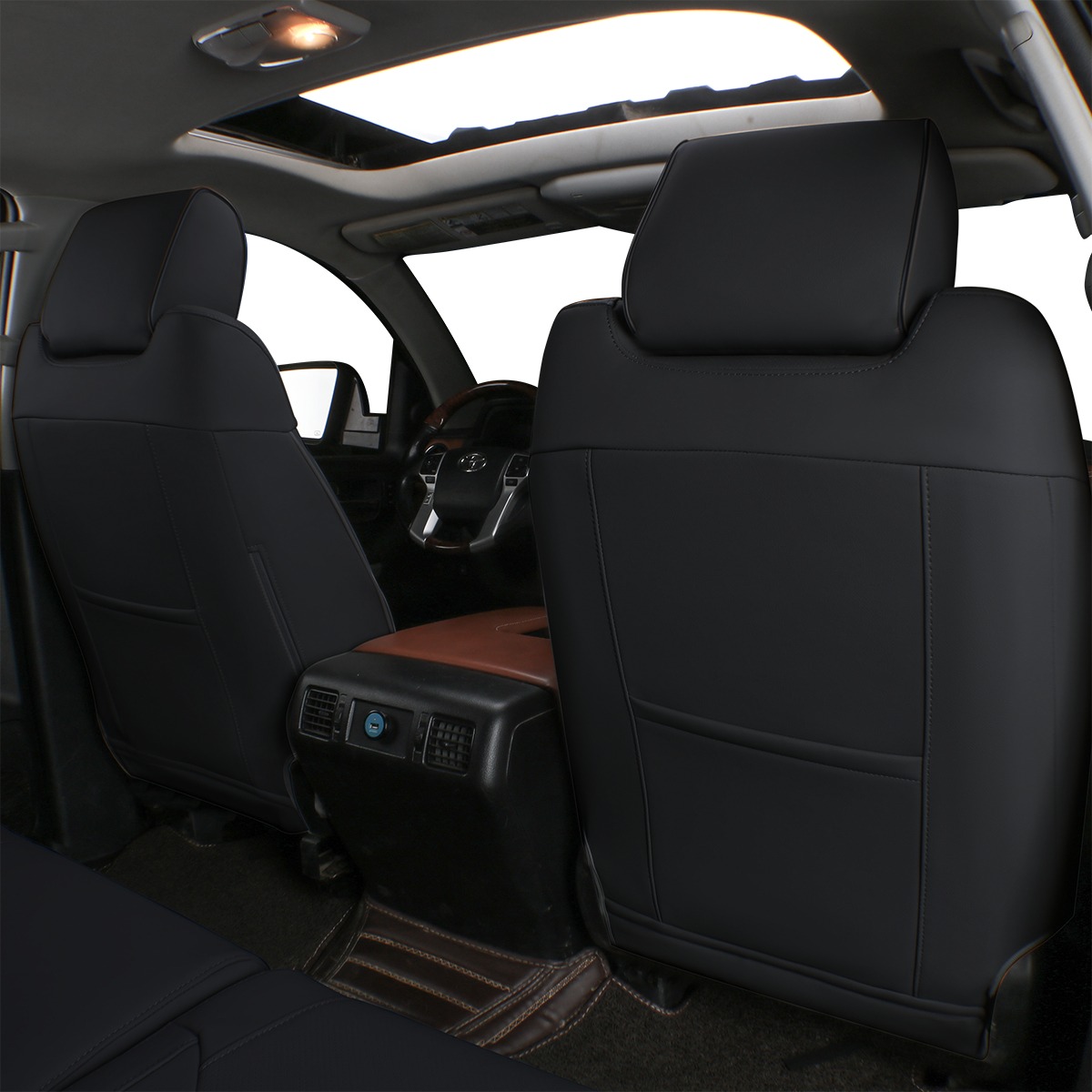 Chevy Silverado Custom-fit Premium Leatherette Seat Covers
