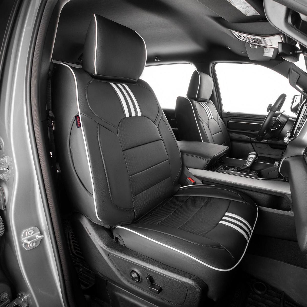 RAM 1500/2500/3500 Trucks Custom-fit Premium Leatherette Seat Covers