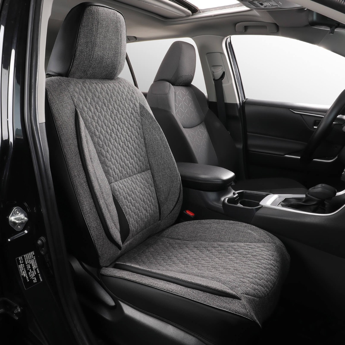Semi-Custom Fit Leathette & Cotton-Linen Seat Covers