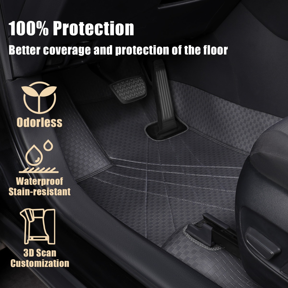 Toyota Camry Custom-fit Trace Floor Mats