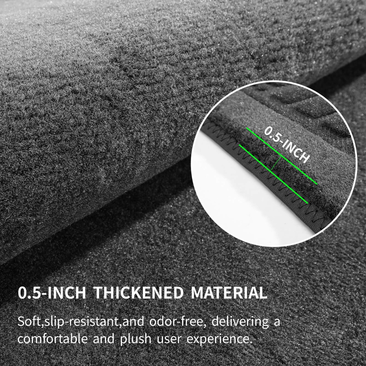 Universal Anti-Slip All-Weather Floor Mats Set