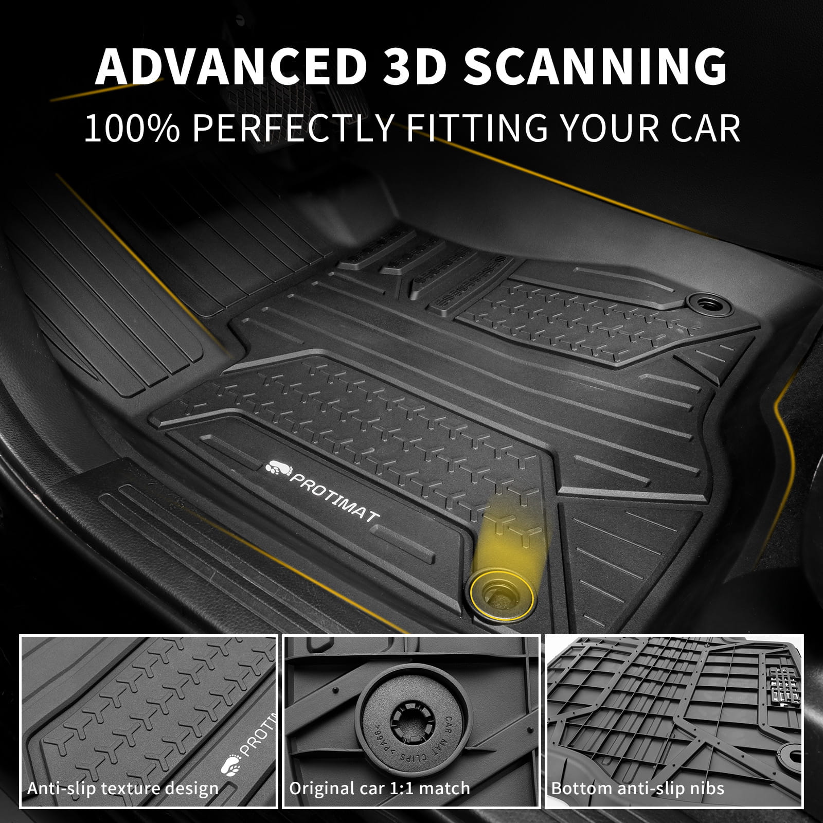 Toyota RAV4 Custom-fit TPE Floor Mats