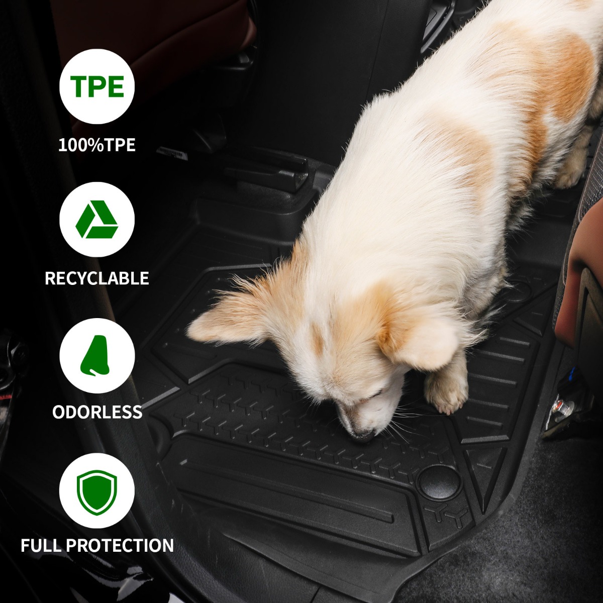 Honda CRV Custom-fit TPE Floor Mats