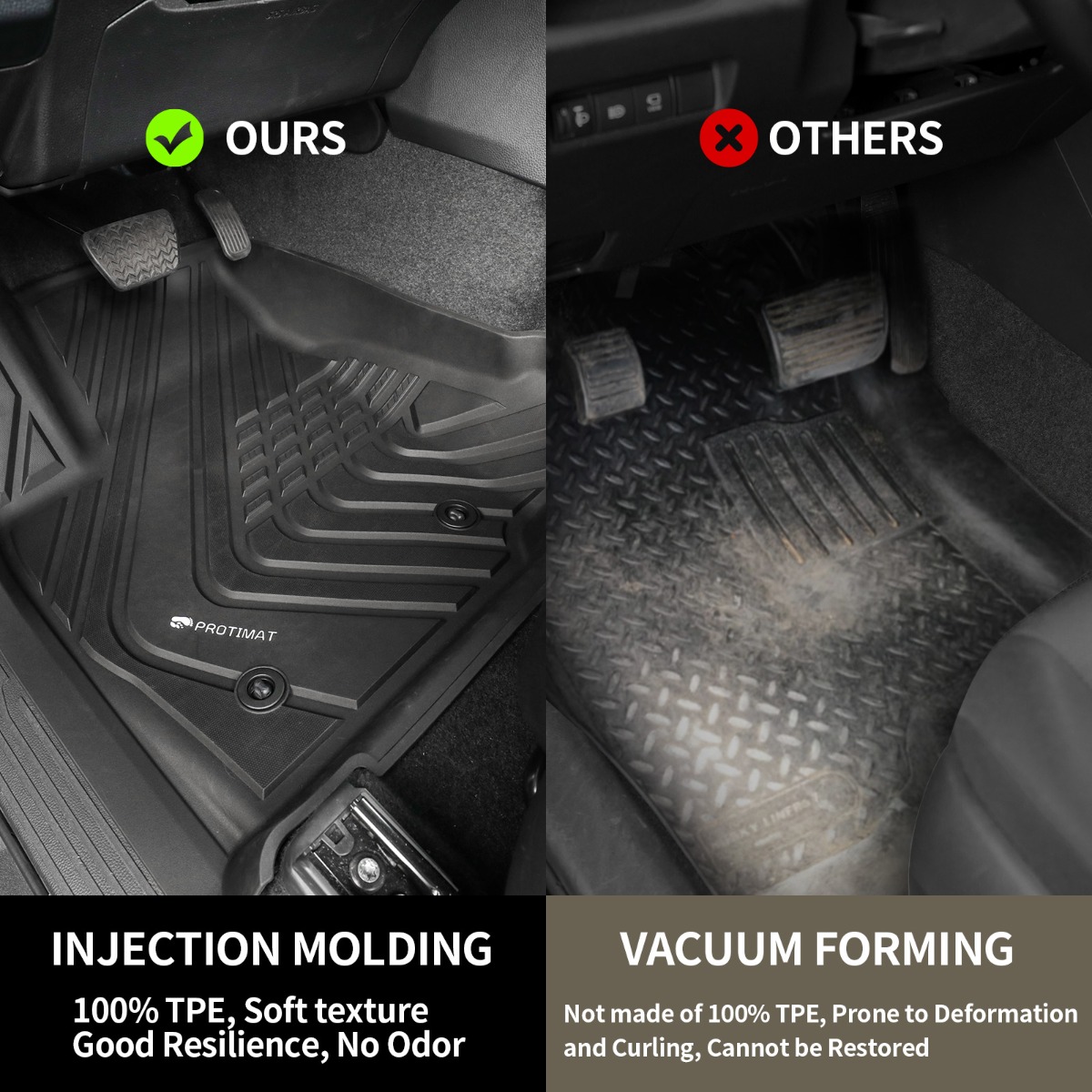 Toyota Tacoma Custom-fit TPE Floor Mats