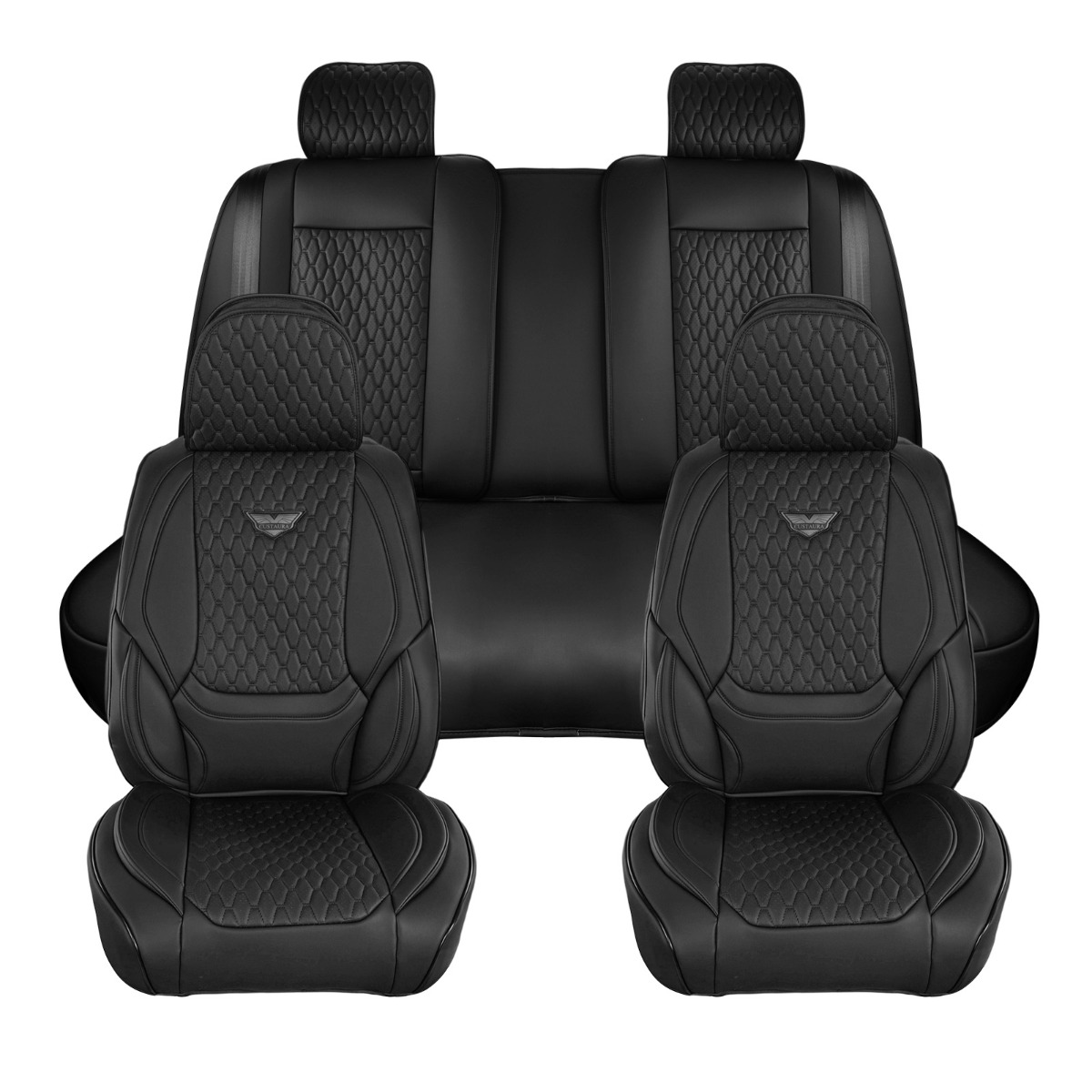 Semi-Custom Fit Premium Leatherette Seat Covers