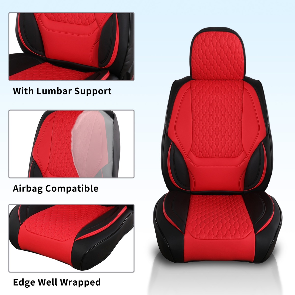 Semi-Custom Fit Luxury Leatherette Seat Covers