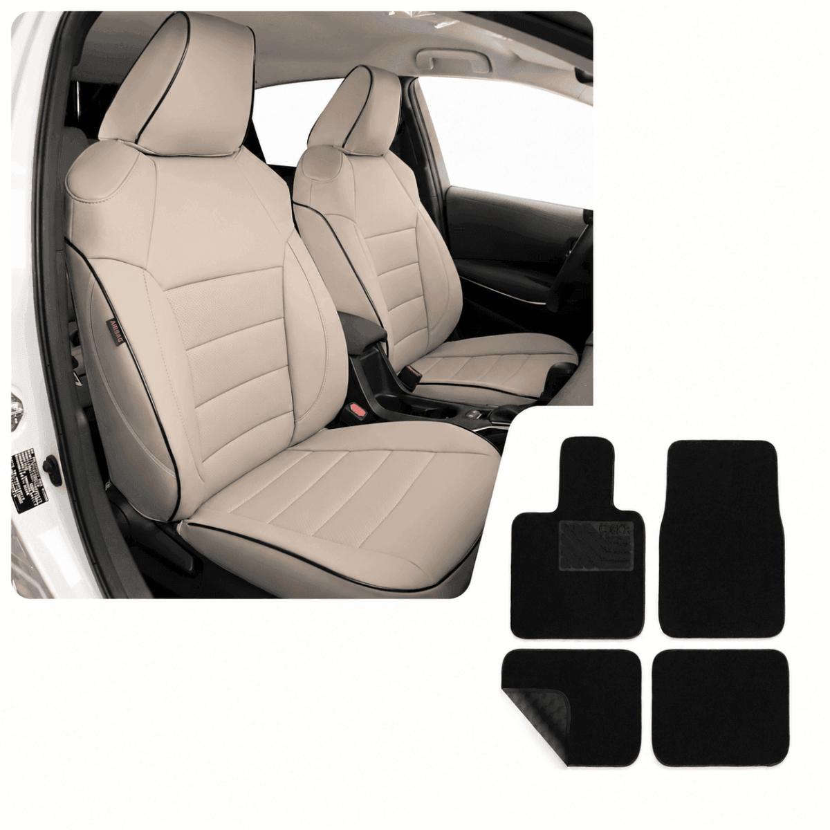 Toyota RAV4 Seat Cover & Floor Mat Bundle Kit