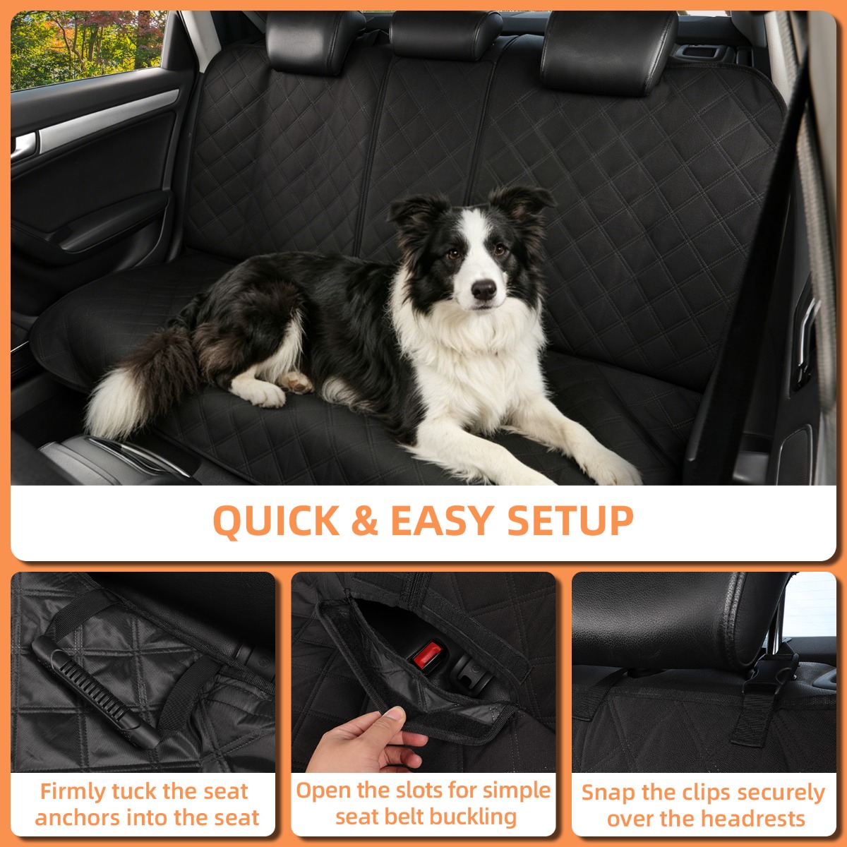 Universal Rear Bench Pet Seat Cover