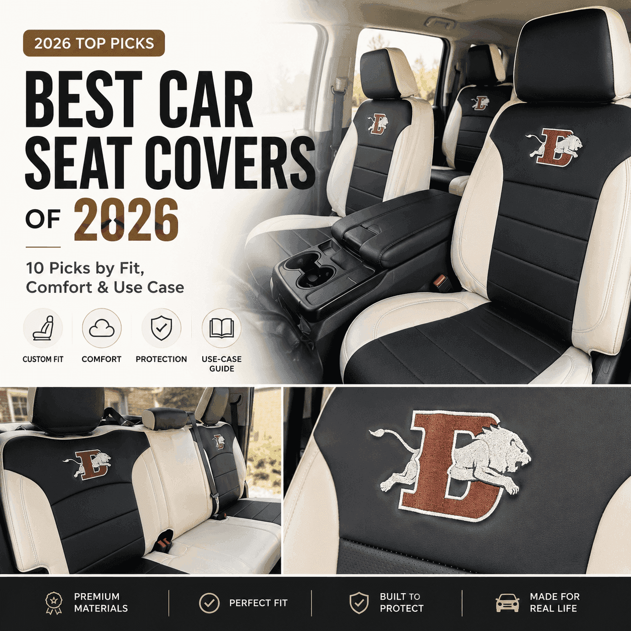 Best car seat covers of 2026 data-backed top 10 comparison by ratings, fit, safety, warranty and testing