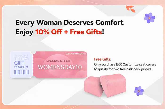 Celebrate Women’s Day with EKR — Upgrade Your Ride with Style & Comfort