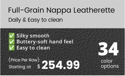 Non-Solvent Leatherette material card